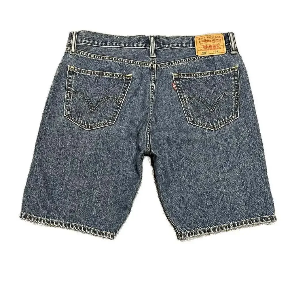Levi's 505 Straight Fit Denim Shorts